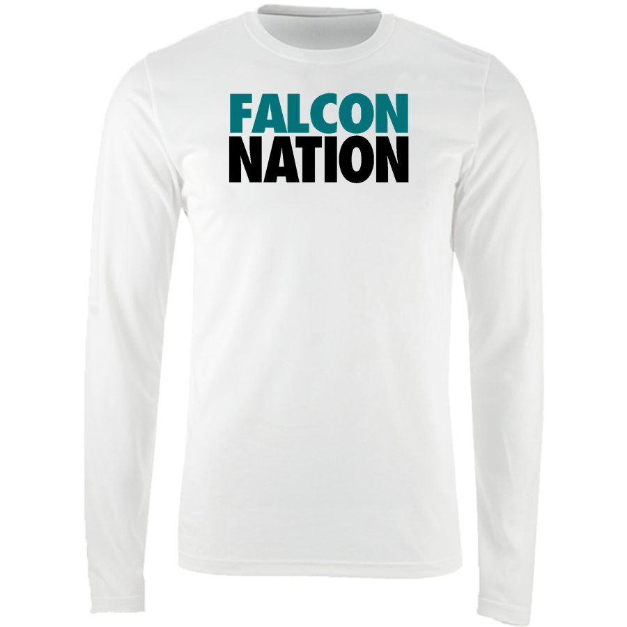 Folsom Lake Falcons <span class="pdp-name-mascot">Folsom Lake College Falcons</span> Nike Men's Long-Sleeve Cotton Crew T-Shirt