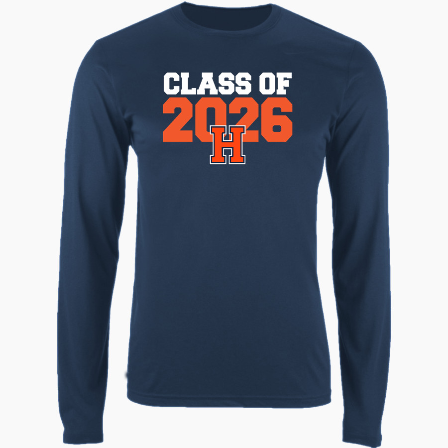 Hope College Online Athletics Store <span class="pdp-name-mascot">Hope Flying Dutch</span> Nike Men's Long Sleeve Cotton Crew T-Shirt