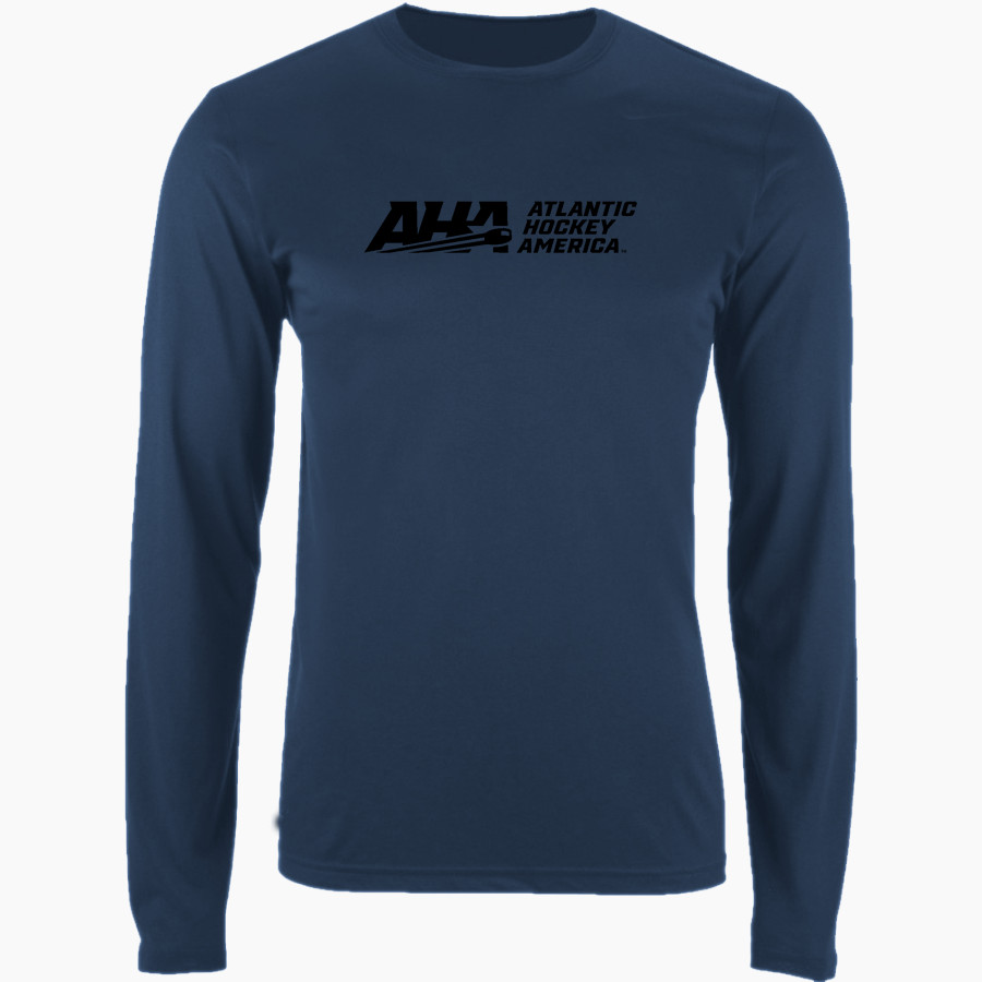 Atlantic Hockey Hockey <span class="pdp-name-mascot">Atlantic Hockey Association</span> Nike Men's Long Sleeve Cotton Crew T-Shirt