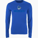 HARRISONVILLE HIGH SCHOOL WILDCATS Nike Men's Long Sleeve Cotton Crew T-Shirt Front Thumbnail