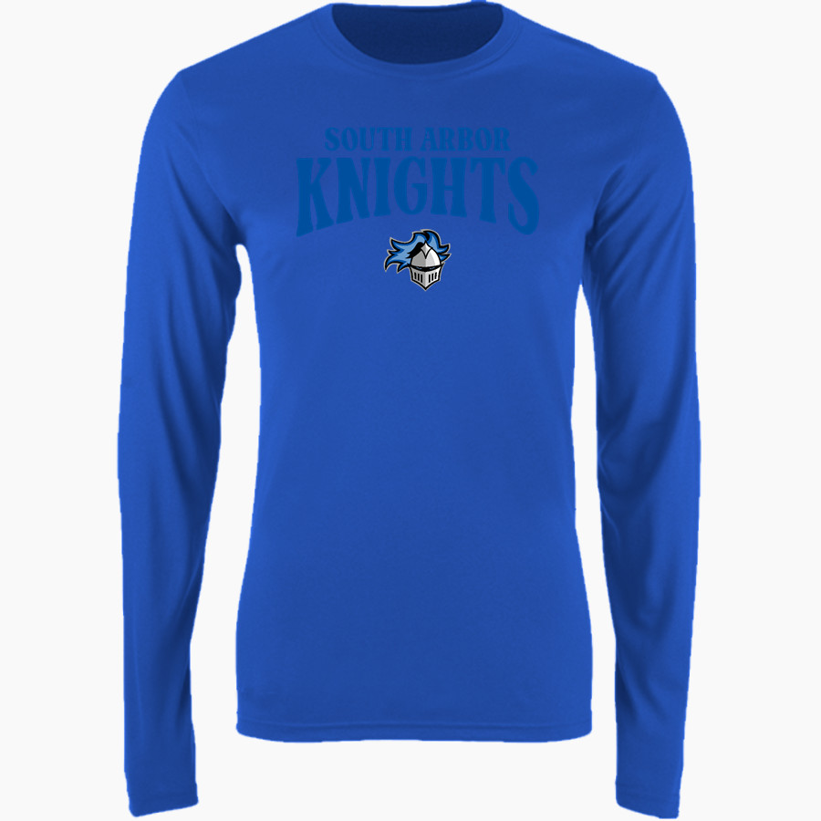 South Arbor Knights <span class="pdp-name-mascot">South Arbor Charter Academy Knights</span> Nike Men's Long Sleeve Cotton Crew T-Shirt