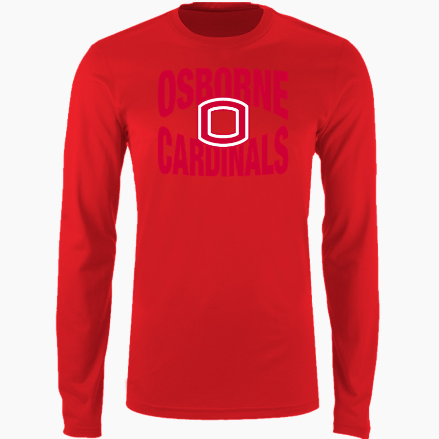 OSBORNE HIGH SCHOOL CARDINALS <span class="pdp-name-mascot">OSBORNE CARDINALS</span> Nike Men's Long Sleeve Cotton Crew T-Shirt