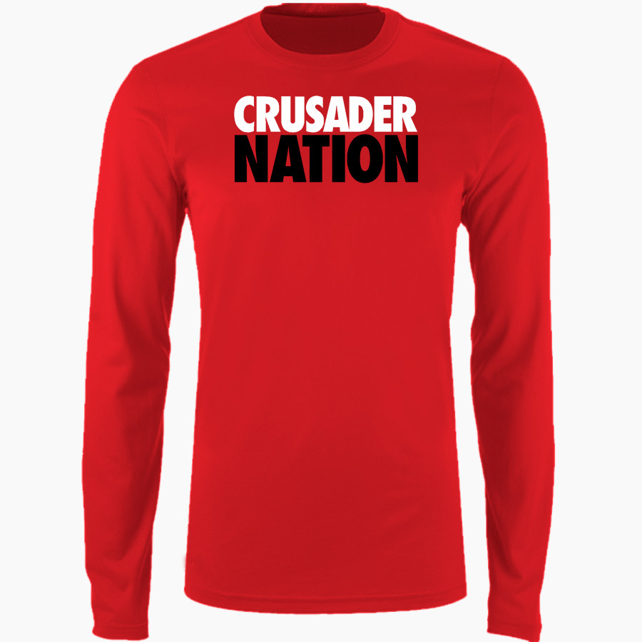 Belmont Abbey College The Official Store of the Crusaders Nike Men's Long Sleeve Cotton Crew T-Shirt