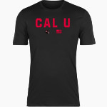 California University of Pennsylvania Nike Men's Short Sleeve Cotton Crew T-Shirt Front Thumbnail