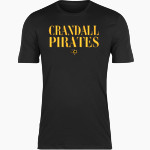 CRANDALL HIGH SCHOOL PIRATES Nike Men's Short Sleeve Cotton Crew T-Shirt Front Thumbnail