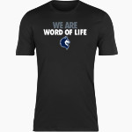 Word of Life Huskies Nike Men's Short Sleeve Cotton Crew T-Shirt Front Thumbnail