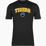 St. Paul of The Cross Tigers Nike Men's Short Sleeve Cotton Crew T-Shirt Front Thumbnail