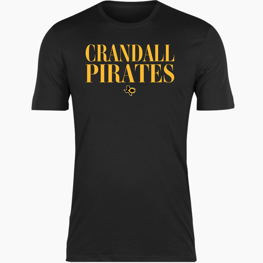 CRANDALL HIGH SCHOOL PIRATES Nike Men's Short Sleeve Cotton Crew T-Shirt