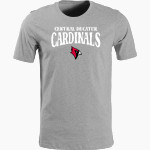 Central Decatur Cardinals Nike Men's Short Sleeve Cotton Crew T-Shirt Front Thumbnail