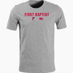 FIRST BAPTIST CHRISTIAN SCHOOL KNIGHTS <span class="pdp-name-mascot">FIRST BAPTIST KNIGHTS</span> Nike Men's Short Sleeve Cotton Crew T-Shirt Front Thumbnail