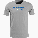 North Brunswick Middle School Raiders Nike Men's Short Sleeve Cotton Crew T-Shirt Front Thumbnail