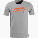 Johnson Atom Smashers Nike Men's Short Sleeve Cotton Crew T-Shirt Front Thumbnail