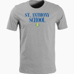 St. Anthony School <span class="pdp-name-mascot">St. Anthony School</span> Nike Men's Short Sleeve Cotton Crew T-Shirt Front Thumbnail