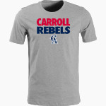 Carroll Rebels Nike Men's Short Sleeve Cotton Crew T-Shirt Front Thumbnail