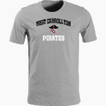 WEST CARROLLTON HIGH SCHOOL PIRATES <span class="pdp-name-mascot">WEST CARROLLTON PIRATES</span> Nike Men's Short Sleeve Cotton Crew T-Shirt Front Thumbnail