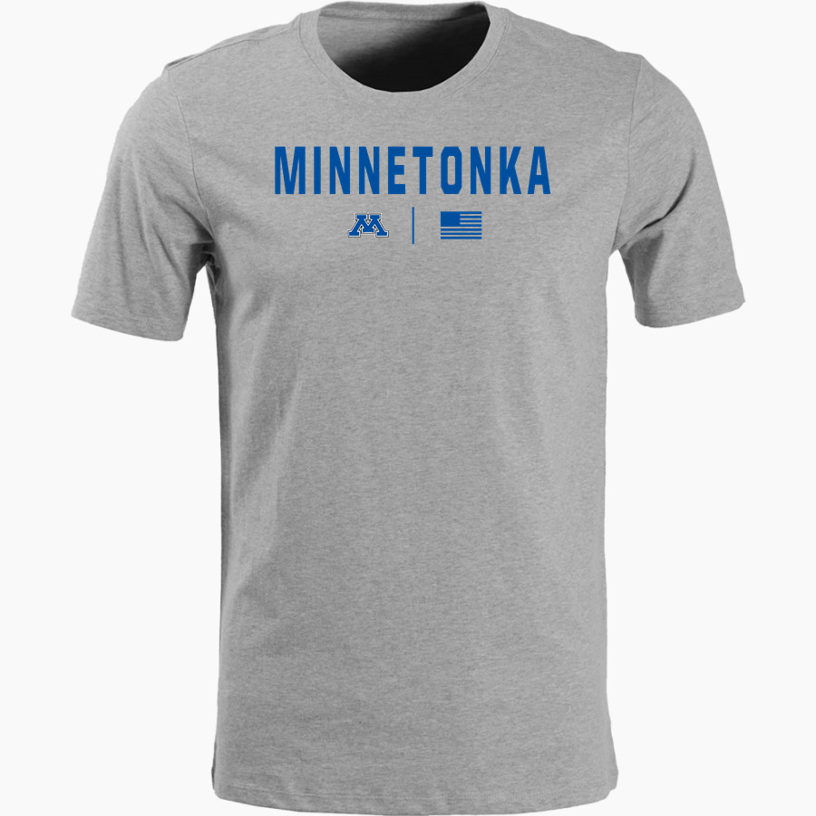 Minnetonka Skippers Nike Men's Short Sleeve Cotton Crew T-Shirt