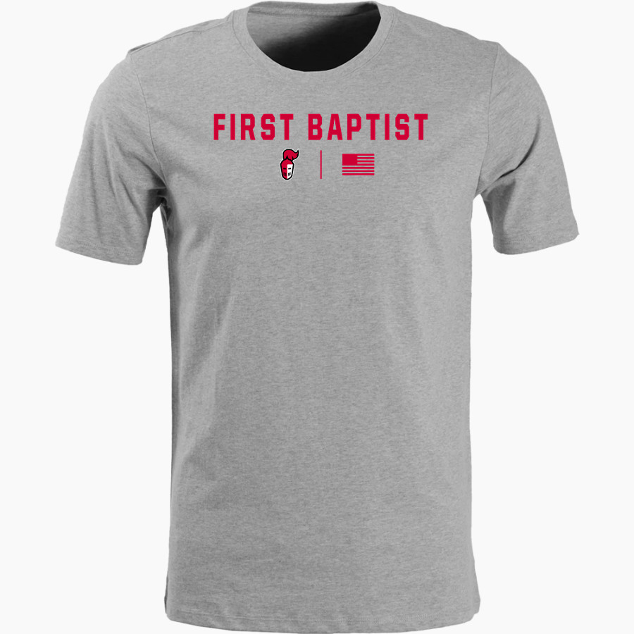 FIRST BAPTIST CHRISTIAN SCHOOL KNIGHTS <span class="pdp-name-mascot">FIRST BAPTIST KNIGHTS</span> Nike Men's Short Sleeve Cotton Crew T-Shirt