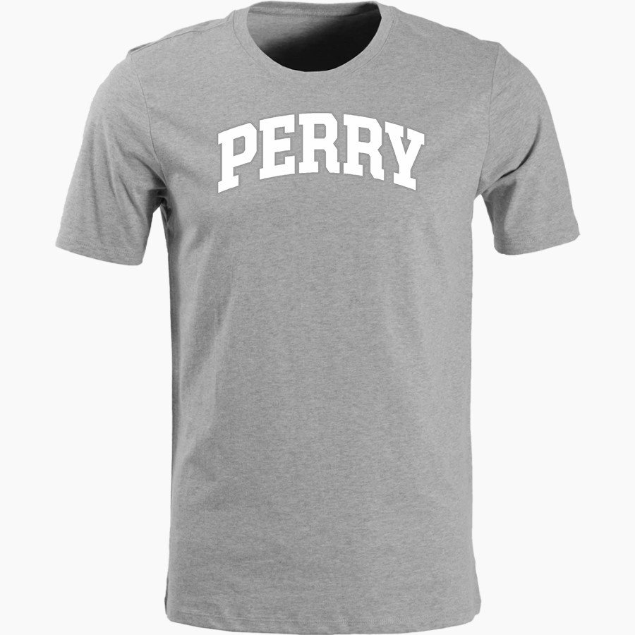 PERRY HIGH SCHOOL MAROONS Nike Men's Short Sleeve Cotton Crew T-Shirt