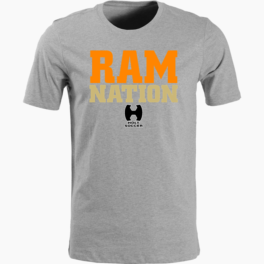 Holt Junior Rams Soccer Club <span class="pdp-name-mascot">Holt Junior Rams Soccer Club</span> Nike Men's Short Sleeve Cotton Crew T-Shirt