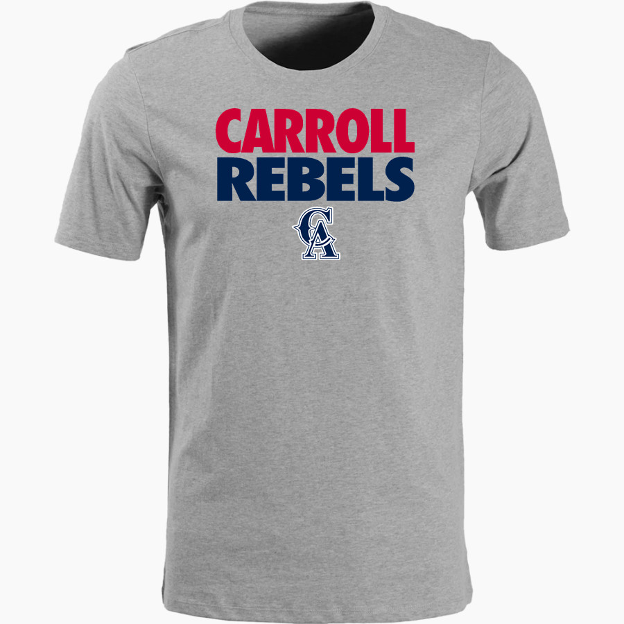 Carroll Rebels Nike Men's Short Sleeve Cotton Crew T-Shirt