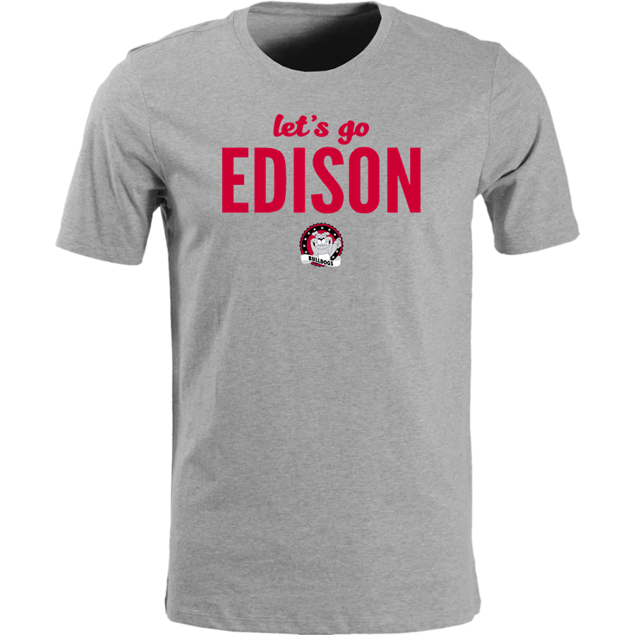 Edison Bulldogs <span class="pdp-name-mascot">Edison Elementary School Bulldogs</span> Nike Men's Short Sleeve Cotton Crew T-Shirt