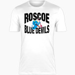 Roscoe Blue Devils Nike Men's Short Sleeve Cotton Crew T-Shirt Front Thumbnail