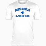 NORTH CROWLEY HIGH SCHOOL PANTHERS Nike Men's Short Sleeve Cotton Crew T-Shirt Front Thumbnail