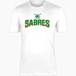 Communion of Saints School Sabres official sideline store Nike Men's Short Sleeve Cotton Crew T-Shirt Front Thumbnail