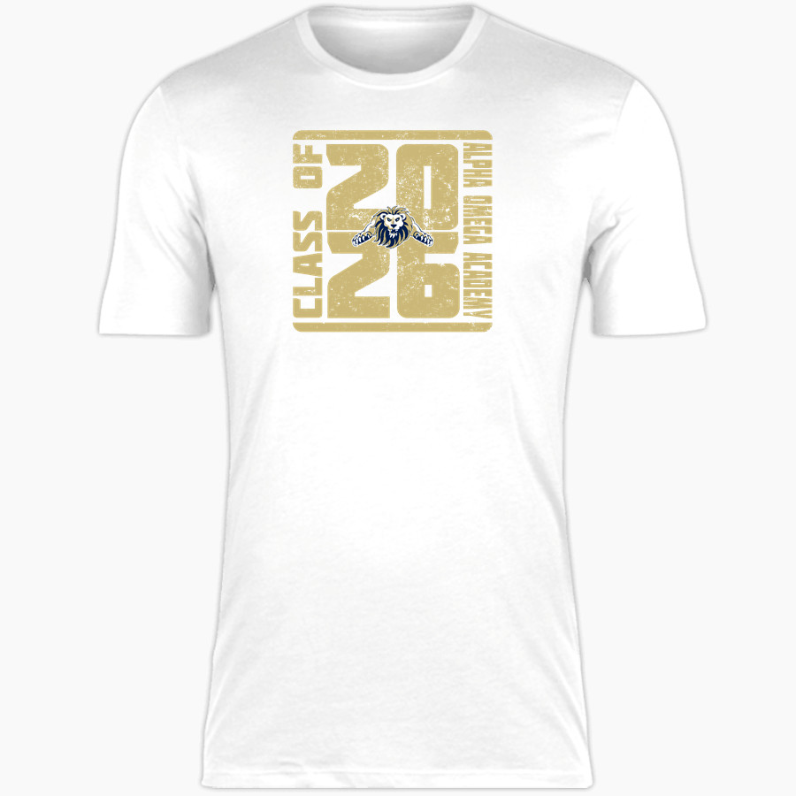 ALPHA OMEGA ACADEMY LIONS <span class="pdp-name-mascot">ALPHA OMEGA ACADEMY LIONS</span> Nike Men's Short Sleeve Cotton Crew T-Shirt