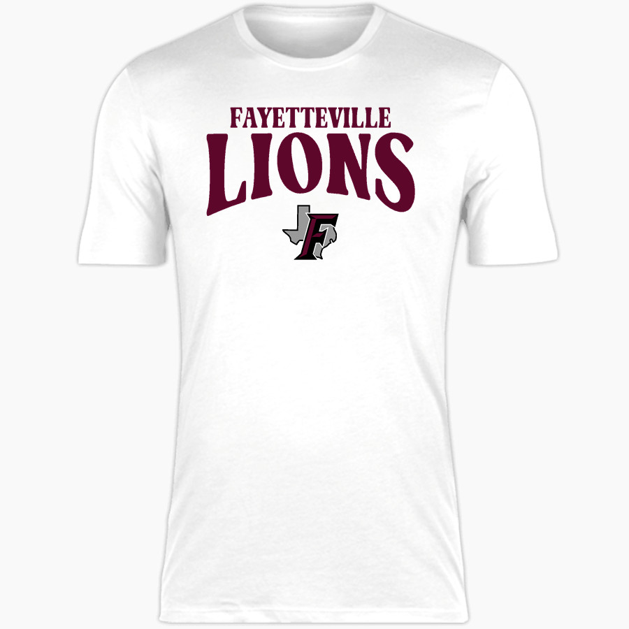 FAYETTEVILLE HIGH SCHOOL LIONS Nike Men's Short Sleeve Cotton Crew T-Shirt