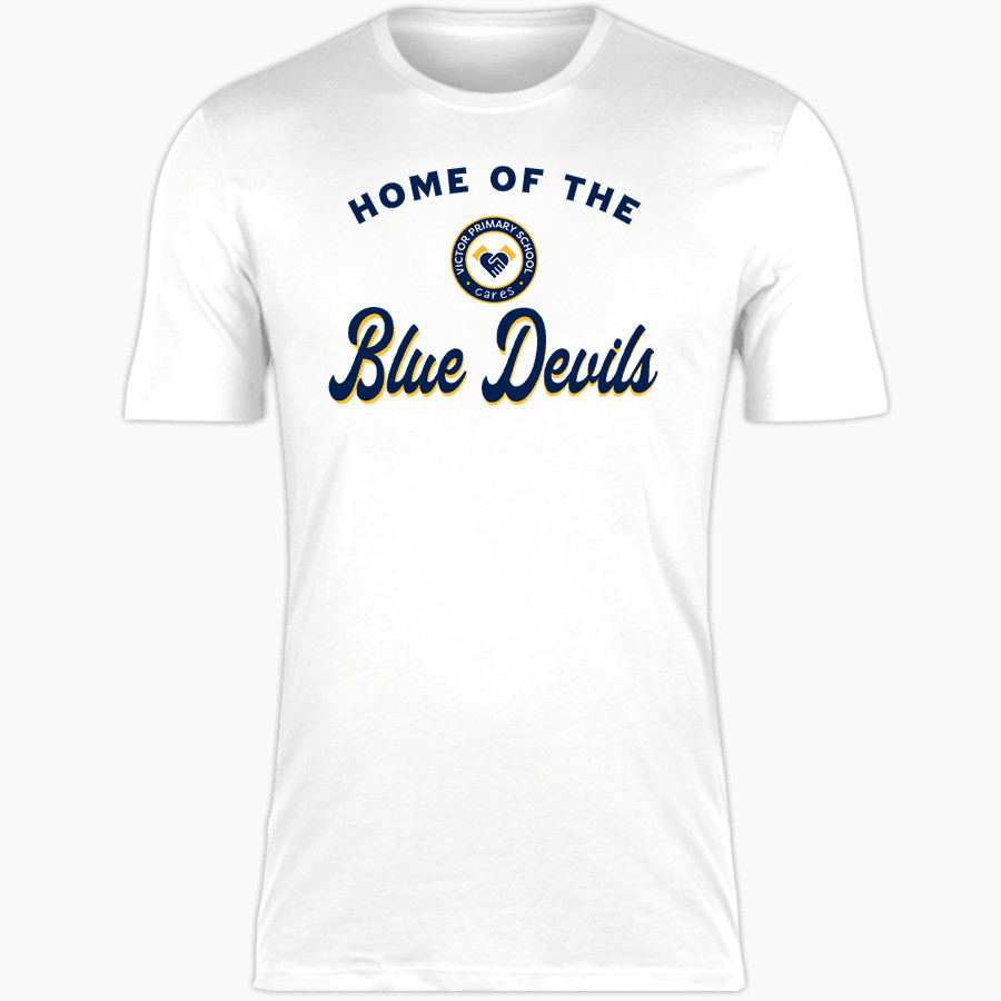 Victor Blue Devils <span class="pdp-name-mascot">Victor Blue Devils</span> Nike Men's Short Sleeve Cotton Crew T-Shirt