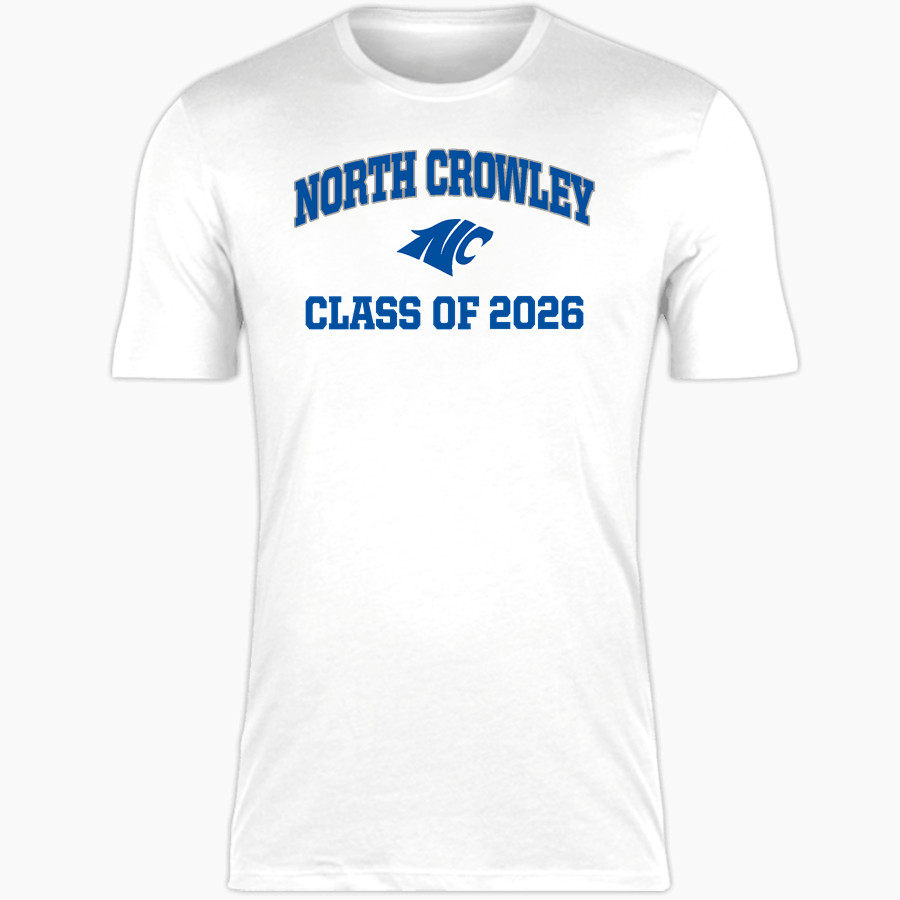 NORTH CROWLEY HIGH SCHOOL PANTHERS Nike Men's Short Sleeve Cotton Crew T-Shirt