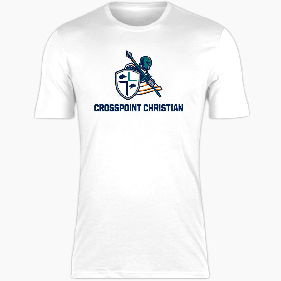 Crosspoint Christian Warriors Nike Men's Short Sleeve Cotton Crew T-Shirt