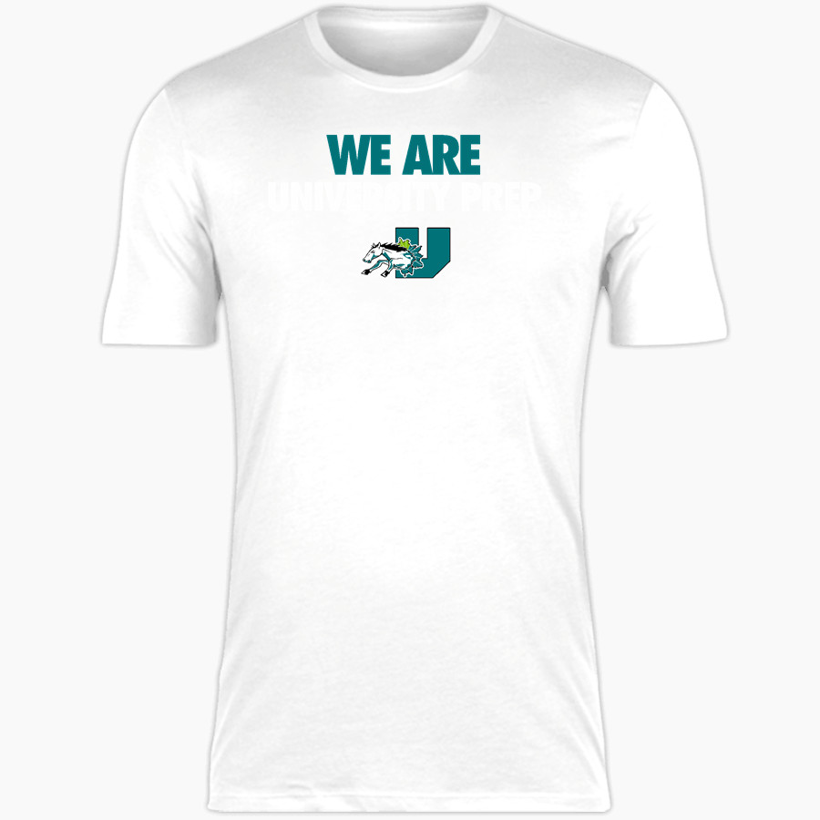 University Prep Mustangs Nike Men's Short Sleeve Cotton Crew T-Shirt