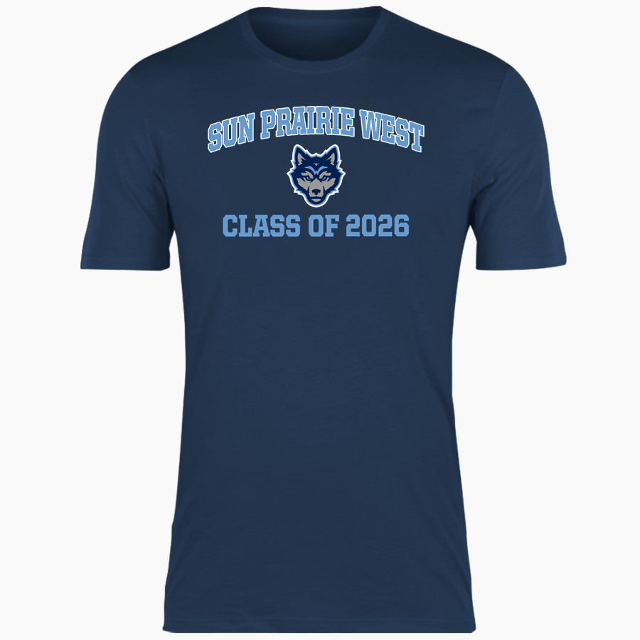 Sun Prairie West Wolves <span class="pdp-name-mascot">Sun Prairie West High School Wolves</span> Nike Men's Short Sleeve Cotton Crew T-Shirt