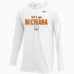 Michiana Scrappers Nike Men's Dri-FIT Long Sleeve Hoodie Tee Front Thumbnail