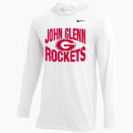 JOHN GLENN HIGH SCHOOL ROCKETS Nike Men's Dri-FIT Long Sleeve Hoodie Tee Front Thumbnail