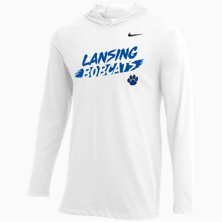 Lansing Bobcats Bobcats Nike Men's Dri-FIT Long Sleeve Hoodie Tee