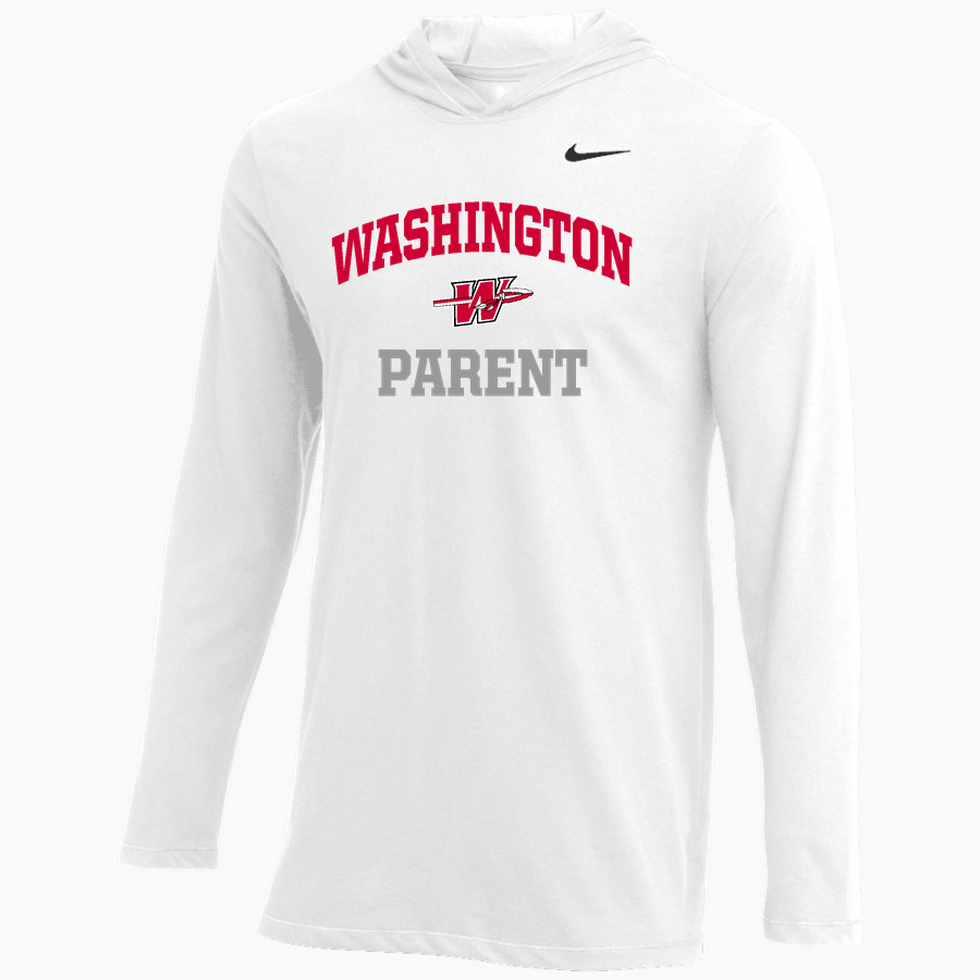 WASHINGTON HIGH SCHOOL WARRIORS Nike Men's Dri-FIT Long Sleeve Hoodie Tee