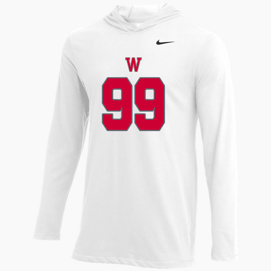 WOODROW WILSON Wildcats Online Store Nike Men's Dri-FIT Long Sleeve Hoodie Tee