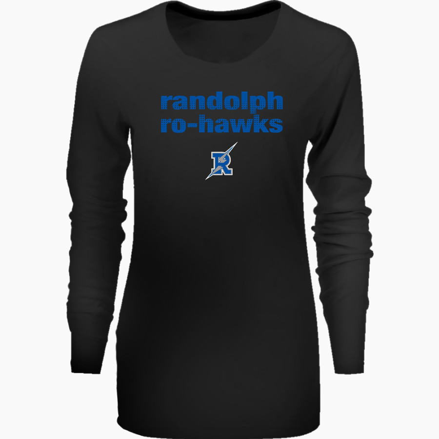 RANDOLPH HIGH SCHOOL RO-HAWKS <span class="pdp-name-mascot">RANDOLPH RO-HAWKS</span> Nike Women's Core Long Sleeve T-Shirt