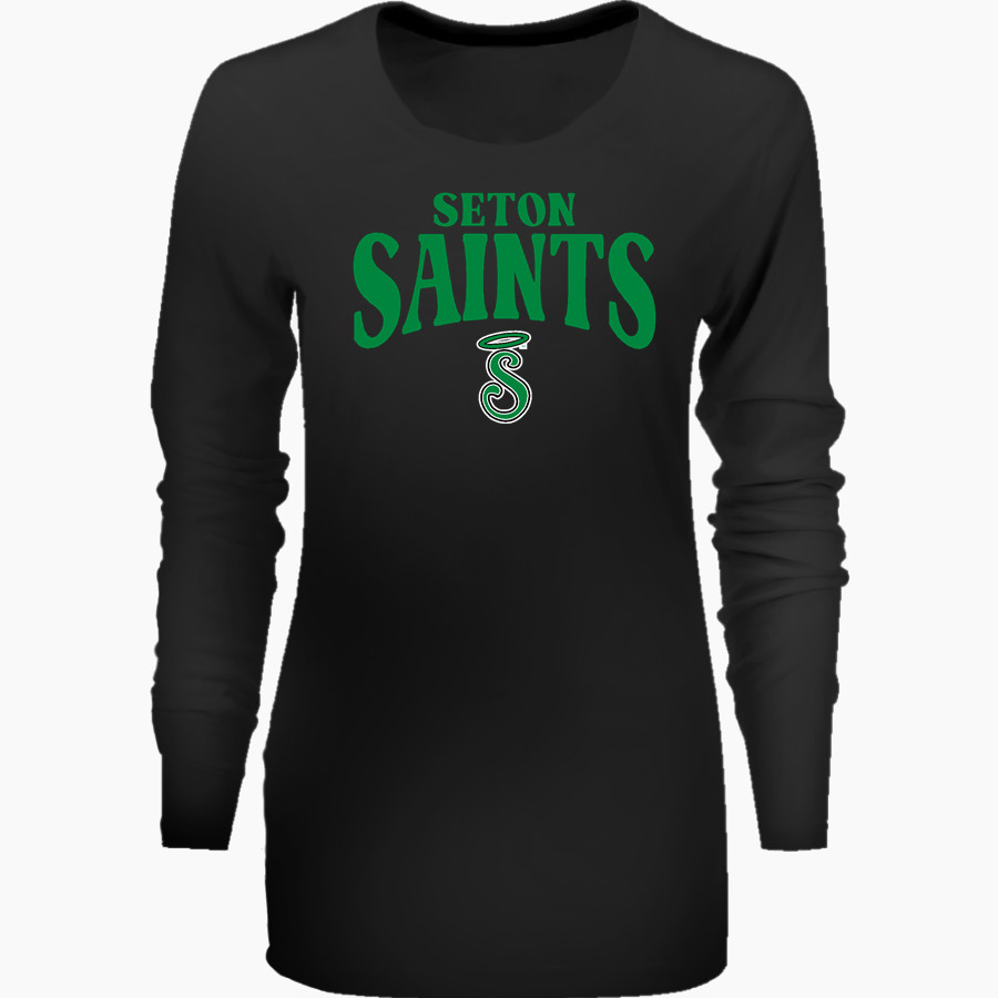 SETON HIGH SCHOOL SAINTS <span class="pdp-name-mascot">SETON SAINTS</span> Nike Women's Core Long Sleeve T-Shirt