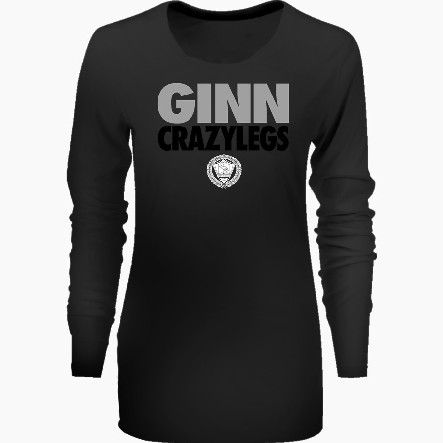GINN ACADEMY CRAZYLEGS <span class="pdp-name-mascot">GINN CRAZYLEGS</span> Nike Women's Core Long Sleeve T-Shirt