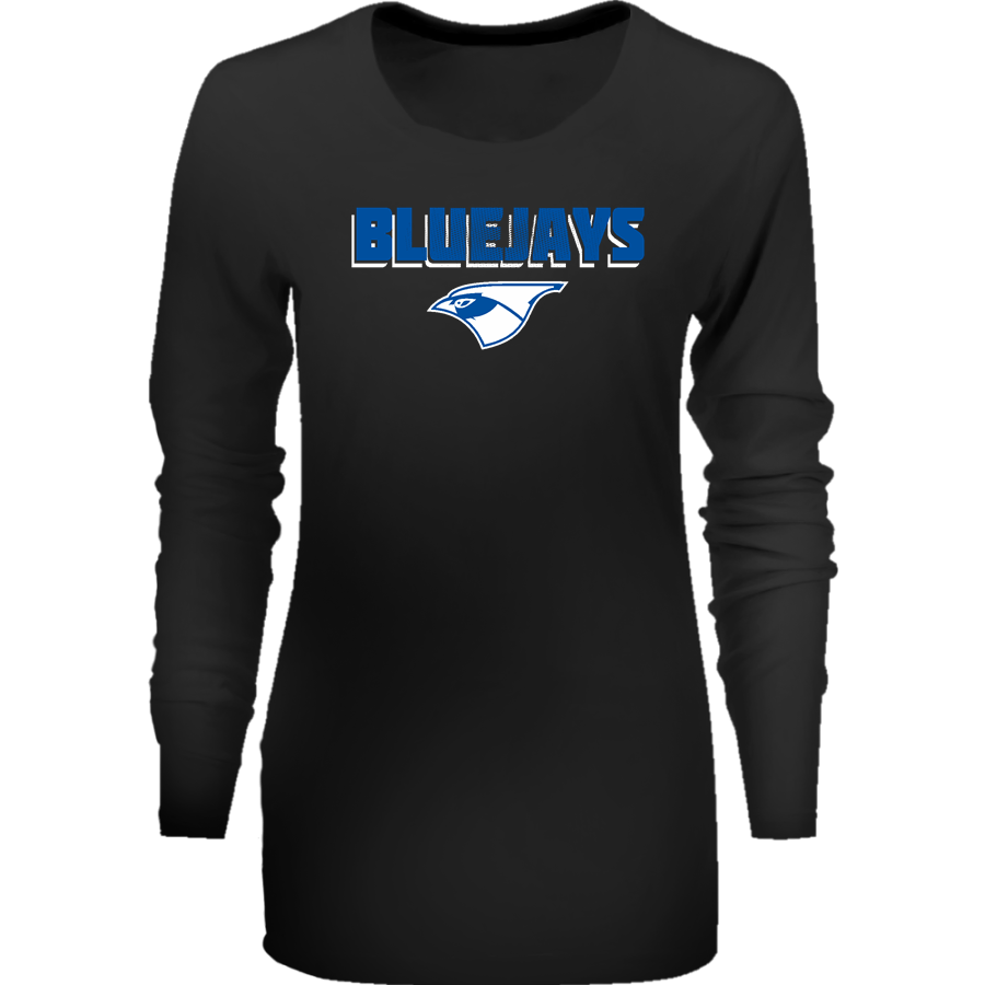 PETERSBURG PORTA HIGH SCHOOL BLUEJAYS <span class="pdp-name-mascot">PETERSBURG PORTA BLUEJAYS</span> Nike Women's Core Long Sleeve T-Shirt