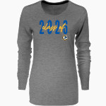 LINCOLN HIGH SCHOOL ZEBRAS Nike Women's Core Long Sleeve T-Shirt Front Thumbnail