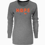 Hope College Online Athletics Store <span class="pdp-name-mascot">Hope Flying Dutch</span> Nike Women's Core Long Sleeve T-Shirt Front Thumbnail