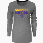 Ballston Spa Scotties The Official Online Store <span class="pdp-name-mascot">Baaston Spa Scotties</span> Nike Women's Core Long Sleeve T-Shirt Front Thumbnail