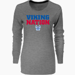 Wisconsin Lutheran Vikings Nike Women's Core Long Sleeve T-Shirt Front Thumbnail