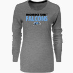 Woodridge Forest Falcons Online Store <span class="pdp-name-mascot">Woodridge Forest Falcons</span> Nike Women's Core Long Sleeve T-Shirt Front Thumbnail