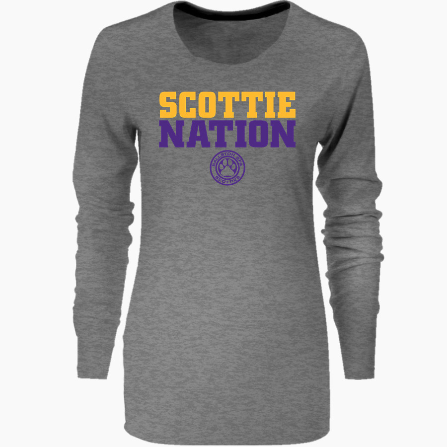 Ballston Spa Scotties The Official Online Store <span class="pdp-name-mascot">Baaston Spa Scotties</span> Nike Women's Core Long Sleeve T-Shirt